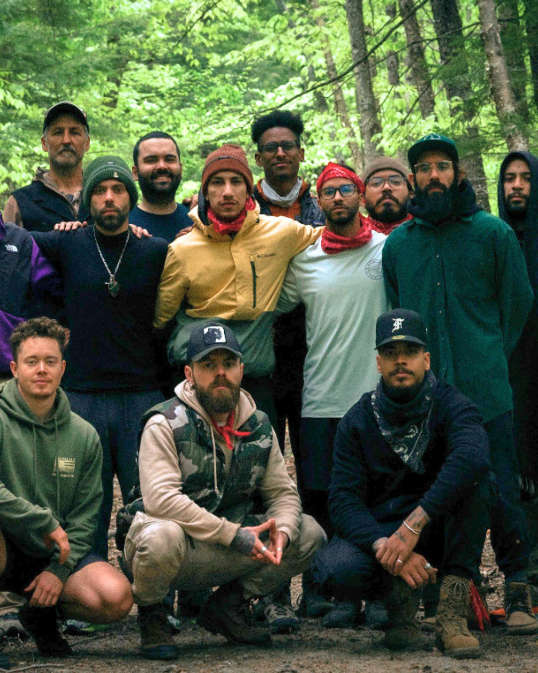 Rite of passage brotherhood group photo
